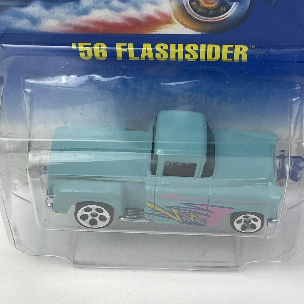 Hot Wheels 56 Flashsider 136 Blue Card 1991 Graphics 2029